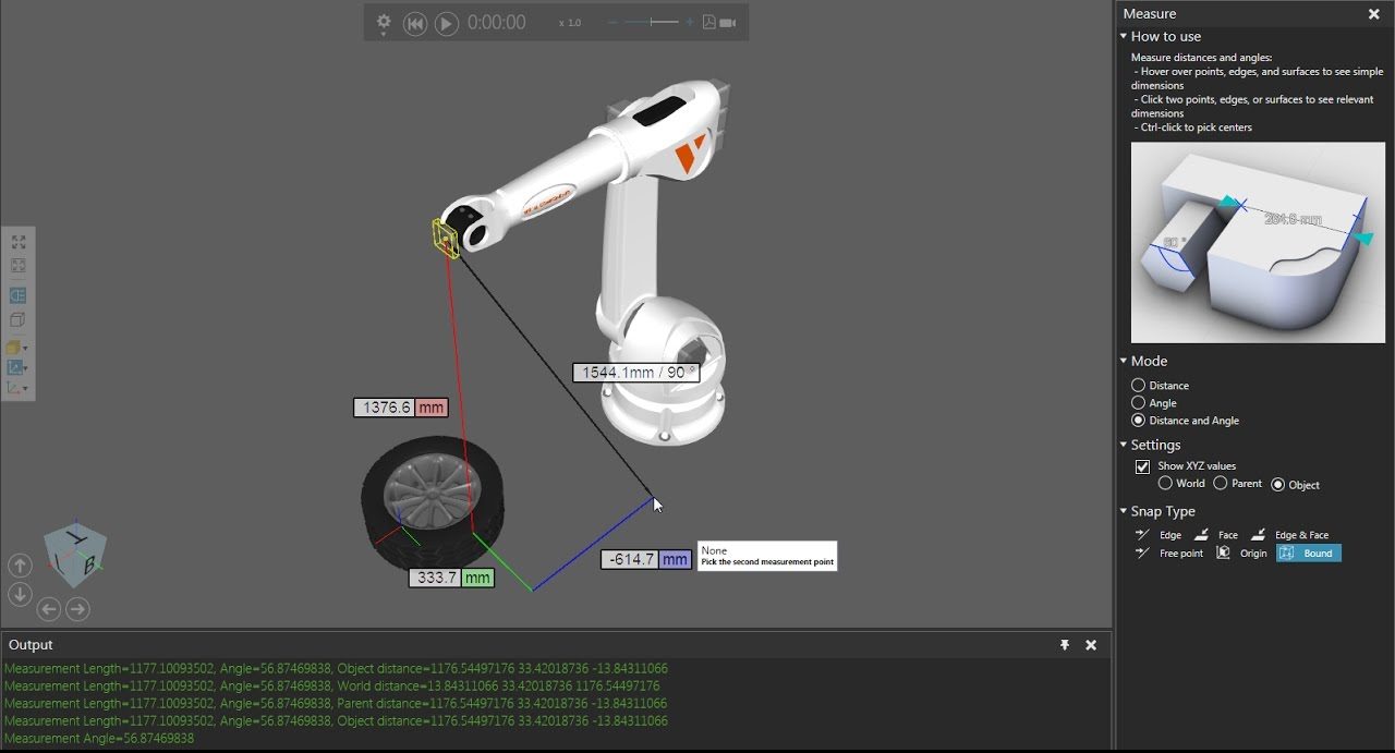 Take measurements visual components academy