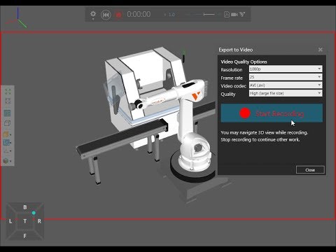 Record a Simulation as a Video | Visual Components Academy
