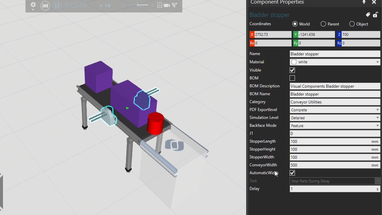 Using the Conveyor Utilities Part 1 Visual Components Academy