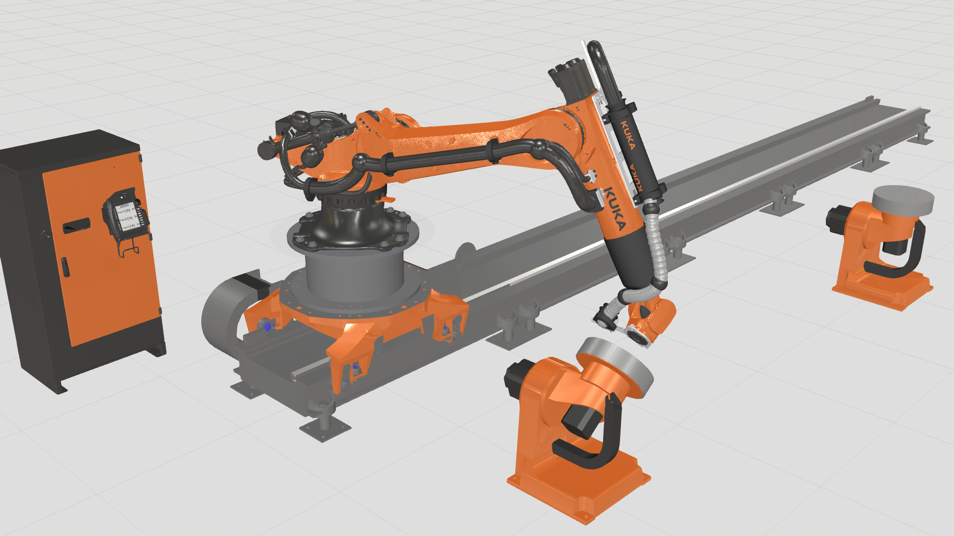 KUKA.Sim AddOn Part 3: Programming with a KUKA linear unit and external ...